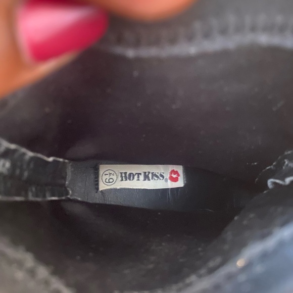 Black sparkly ankle boots - Picture 6 of 7